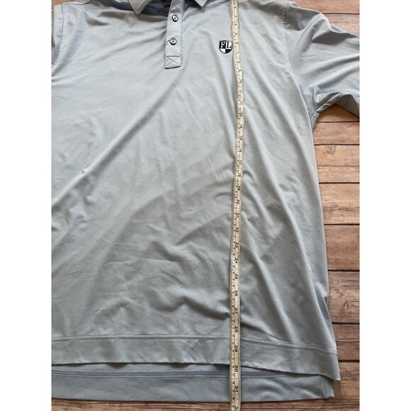 FJ FOOTJOY MENS XL X-LARGE BLUE FOREST LAKE SC SHORT SLEEVE POLO GOLF SHIRT - Picture 6 of 8